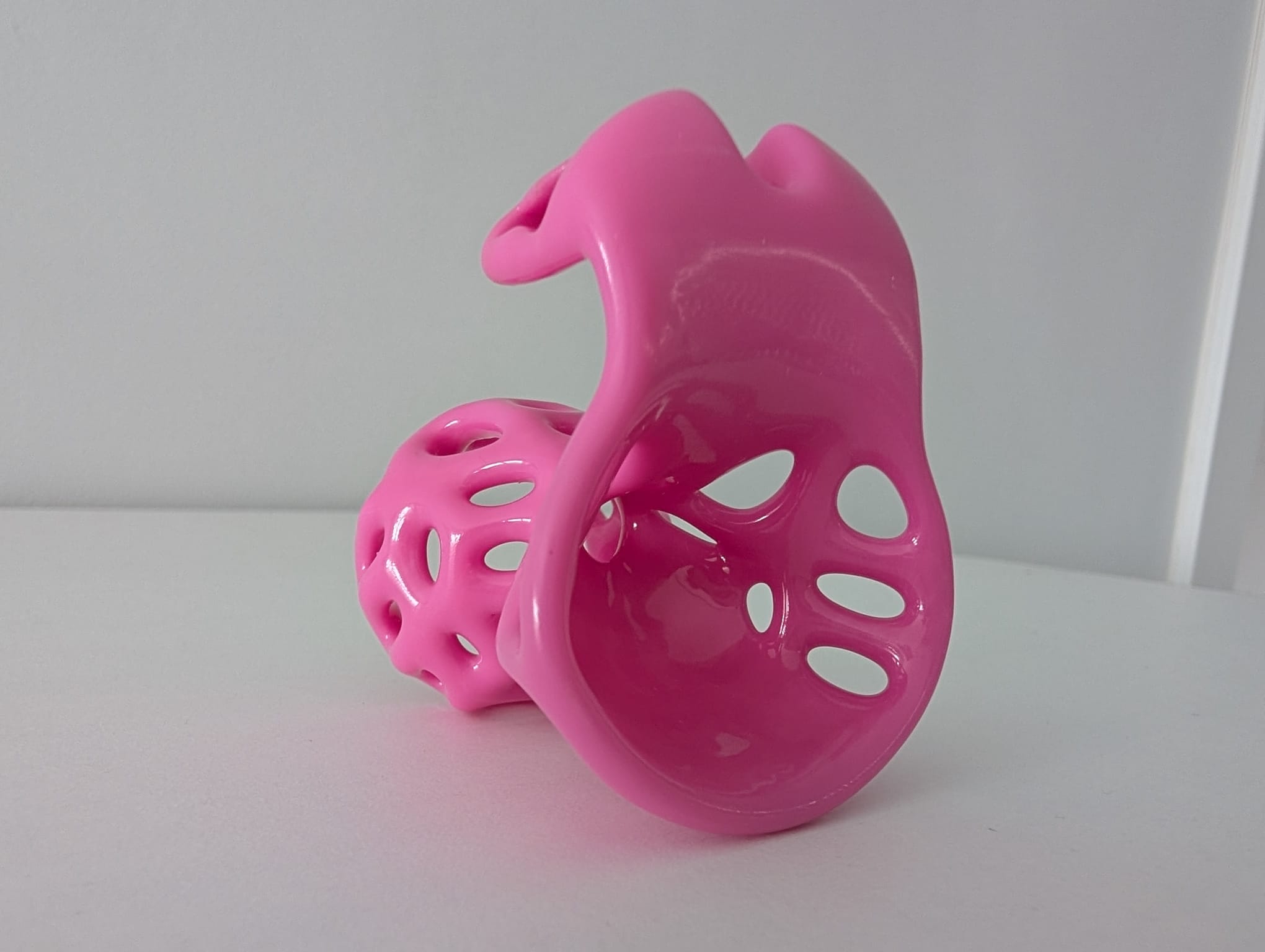 Custom chastity cage highlighting advanced ergonomic design and comfort