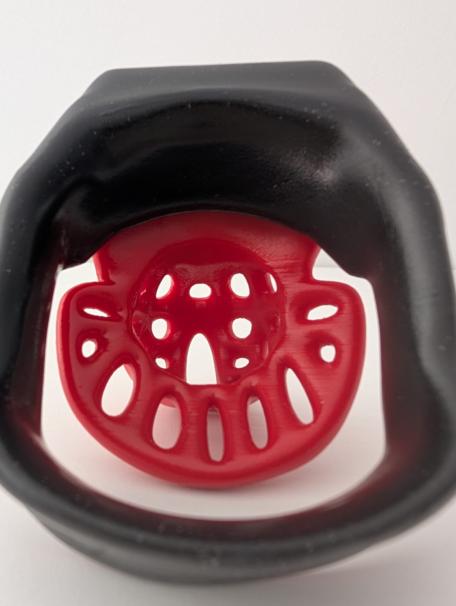 Custom chastity device with standard matte finish